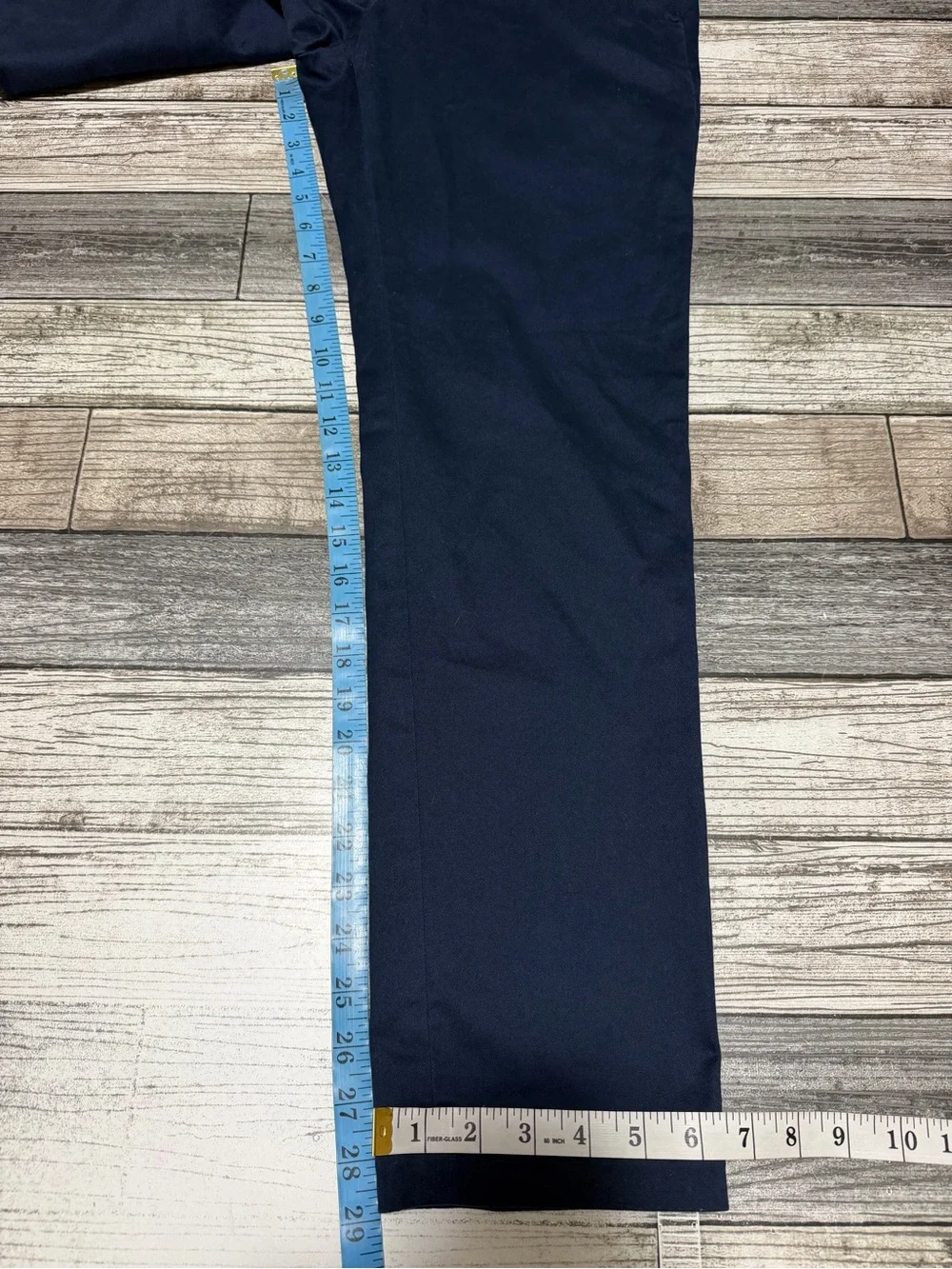 Banana Republic Slim Chino Pants Men’s 30x30 Navy Blue Stretch Twill